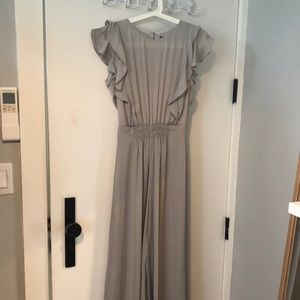 Zara silver grey jumpsuit